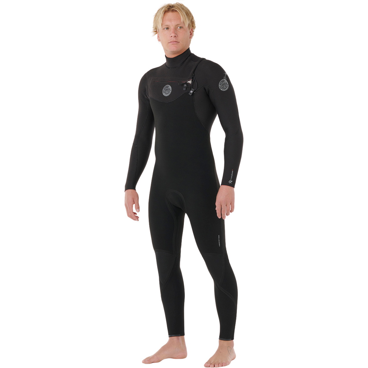 2026 Rip Curl Mens Flashbomb 5/3mm Chest Zip Wetsuit 17BMFS - Black